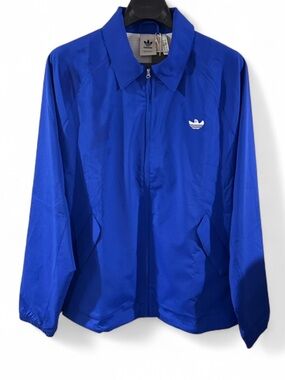 NWT Men’s adidas X Mark Gonzales Blue Full-Zip Shmoofoil Jacket Size Medium